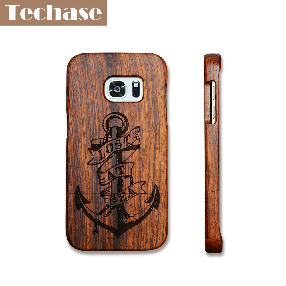 bilder für Techase Full Holz Phone Cases Für Samsung Galaxy S6 Rand Fall Anker/Skeleton/Wolf Zurück Abdeckungen Für Samsung Galaxy S7 Fällen bilder für Techase Full Holz Phone Cases Für Samsung Galaxy S6 Rand Fall Anker/Skeleton/Wolf Zurück Abdeckungen Für Samsung Galaxy S7 Fällen