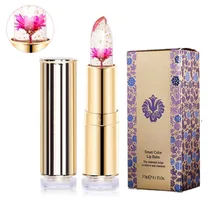 Прозрачная натуральная красная помада с функцией изменения цвета в зависимости от температуры долгий-долговременный увлажнитель цветок желе помады макияж