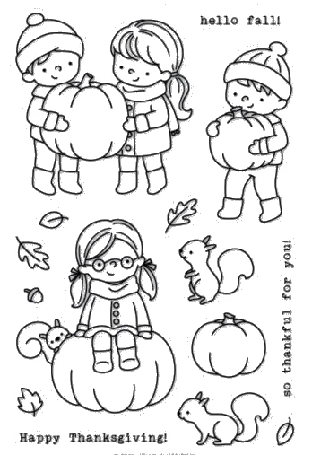 

Pumpkin Transparent Clear Stamp for DIY scrapbooking/Card Making C205