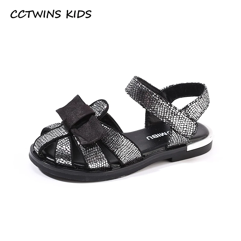 

CCTWINS Kids Shoes 2019 Summer Girls Fashion Princess Party Dress Sandals Children Shoes Toddler Brand Flats Baby Barefoot PS539