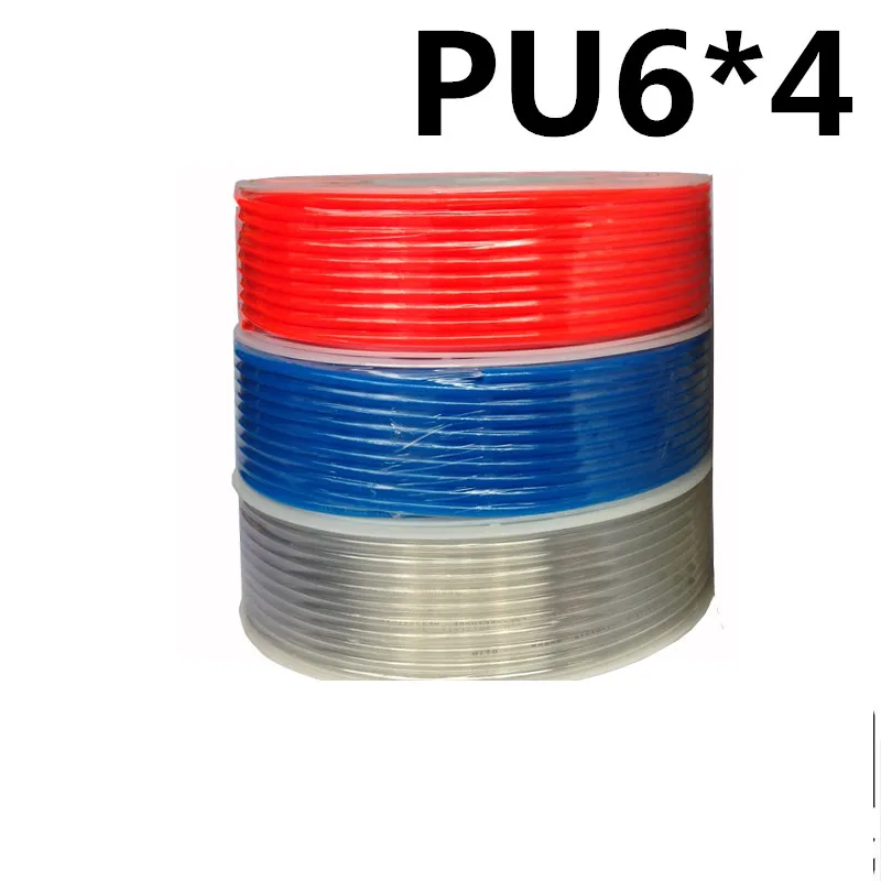 

PU6*4 200m/roll PU tube 6*4mm air pipe to air compressor pneumatic component red