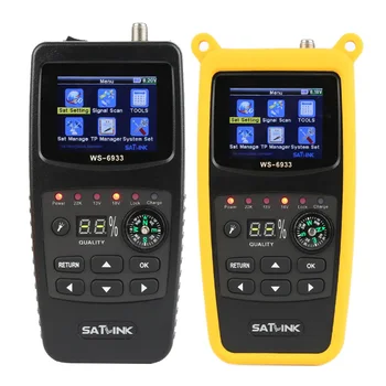 

Original Satlink WS-6933 Satellite Finder DVB-S2 FTA CKU Band Satlink Digital Satellite Finder Meter WS 6933 free shipping
