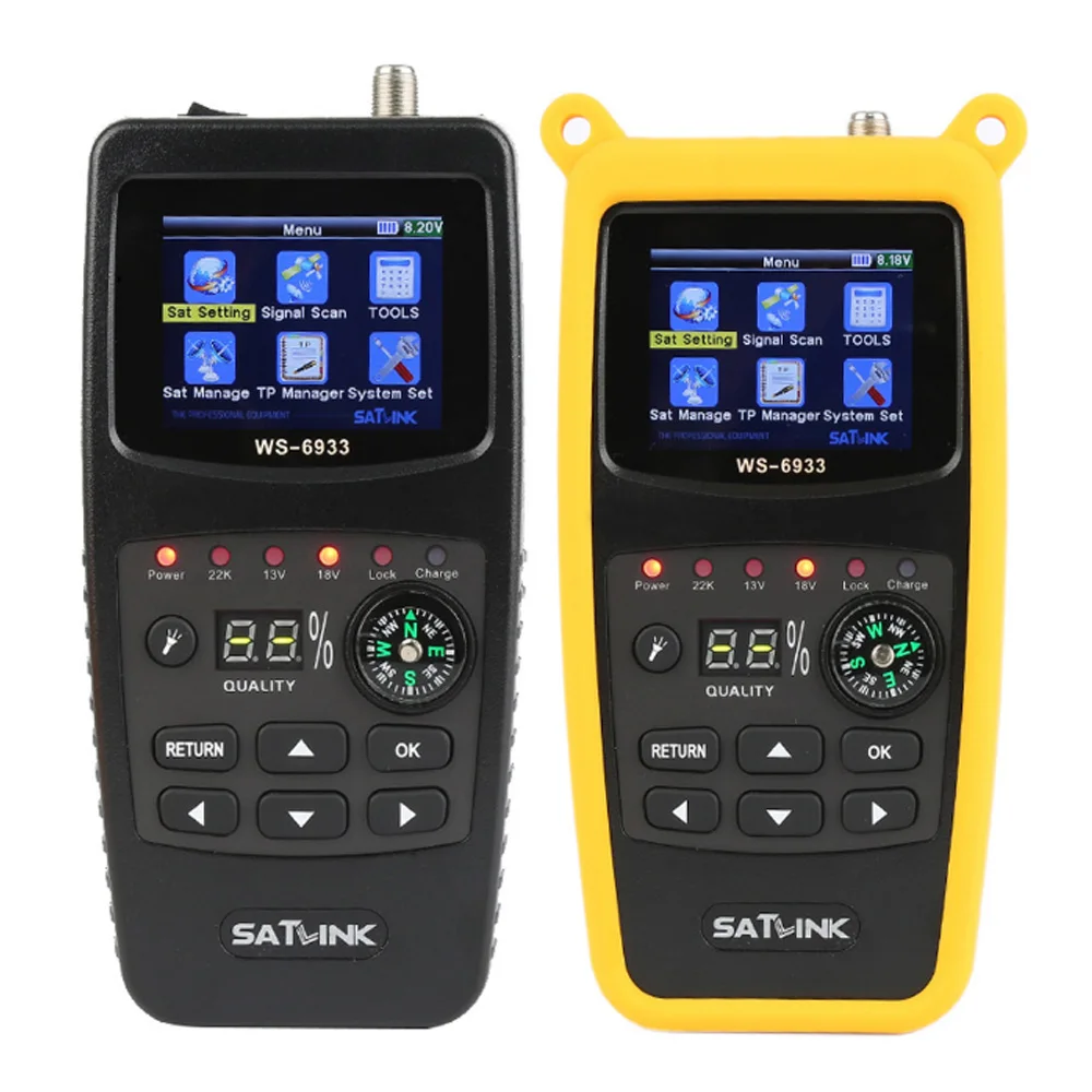 Original satlink satellite finder 6933 FTA C&KU Band With LCD Display 2
