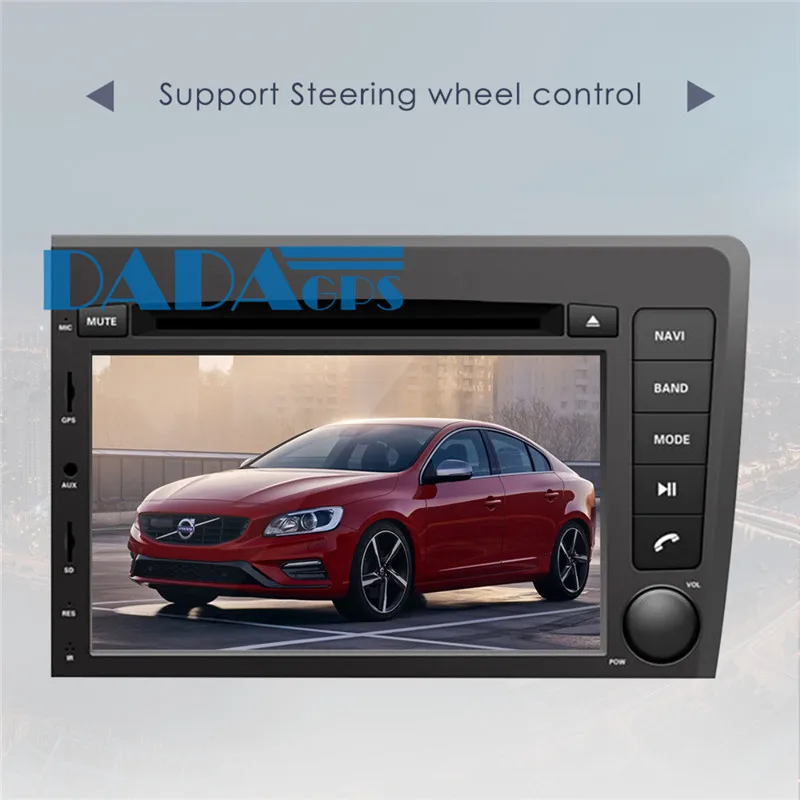 Flash Deal 2 DIN Android 7.1 Car Radio DVD Player GPS Navigation for VOLVO S60 V70 XC70 2000-2004 Car Stereo Headunit Multimedia Audio Auto 5