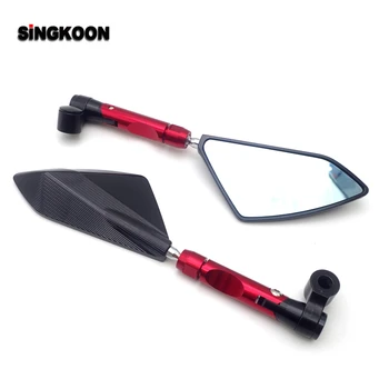 

8 10mm universal motorcycle Accessories mirrors cnc Rearview Side Mirror FOR suzuki boulevard c50 bmw k1200lt can am tmax530