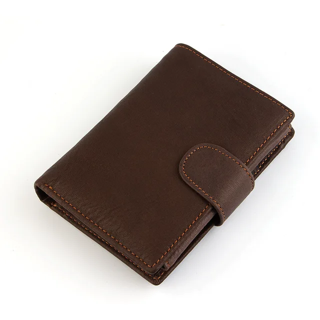 2019 New MACHOSSY Men Wallet Oil Wax Cowhide Genuine Leather Wallets Coin Purse Clutch Hasp Open Top&hellip;