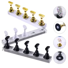 Практики нейл-арта Дисплей стенд накладные ногти для телефона на магните с Маникюр Nail Art Инструмент для салона