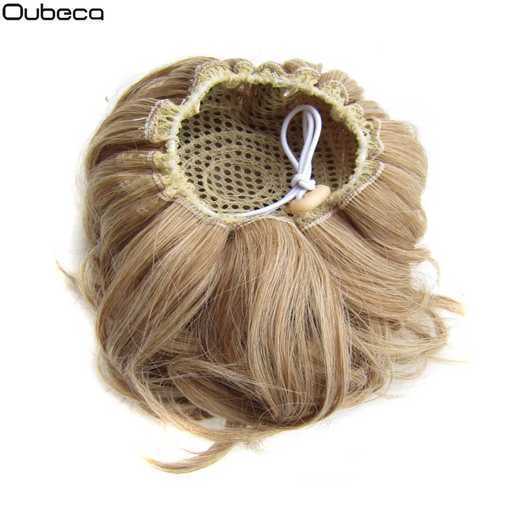 Oubeca синтетический шнурок волосы булочка кудрявые грязные волосы булочки Dount шиньон Updo покрытие конский хвост расширения для женщин