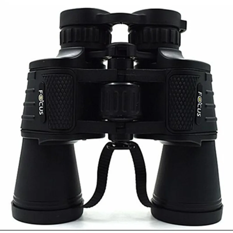 

20X50 Binoculars Telescope BAK4 Prism Powerful Light Night Vision Spyglass Dual Green Film Zoom Hunting Professional Eyepiece