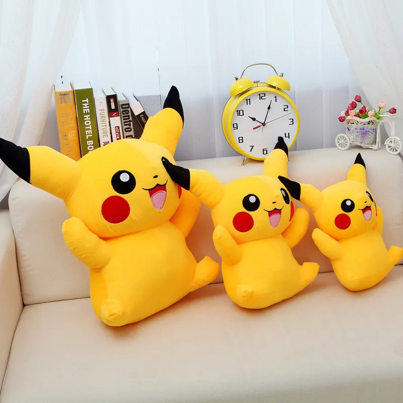 23cm Pikachu Plush Toys Cute Pikachu Soft Stuffed Dolls For Children's Gift