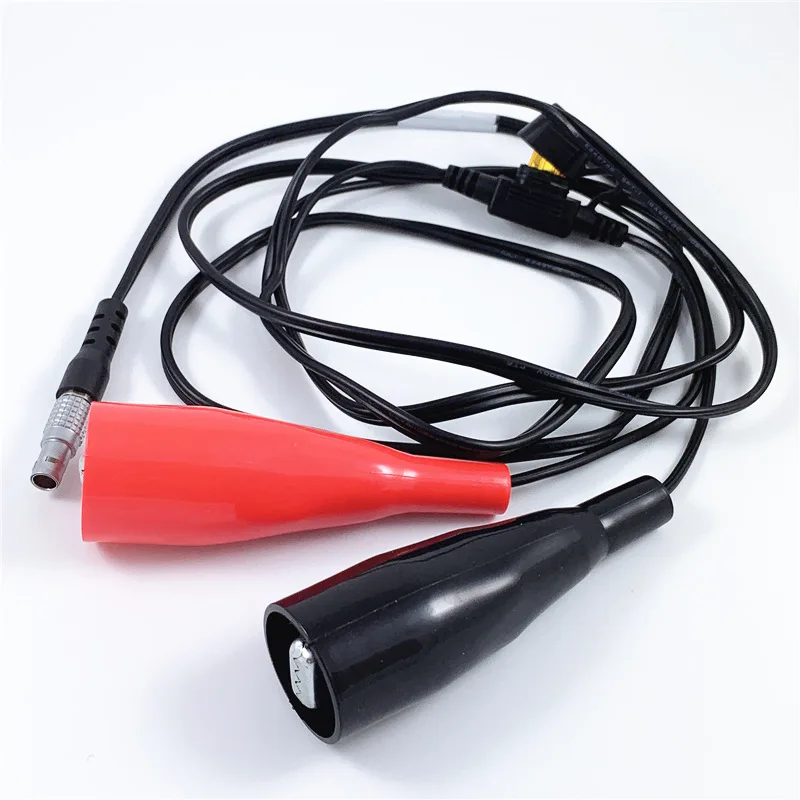 

NEW Power Cable &fuse for LEICA Total Station 5-pin (0B) wire to Alligator clips 565854