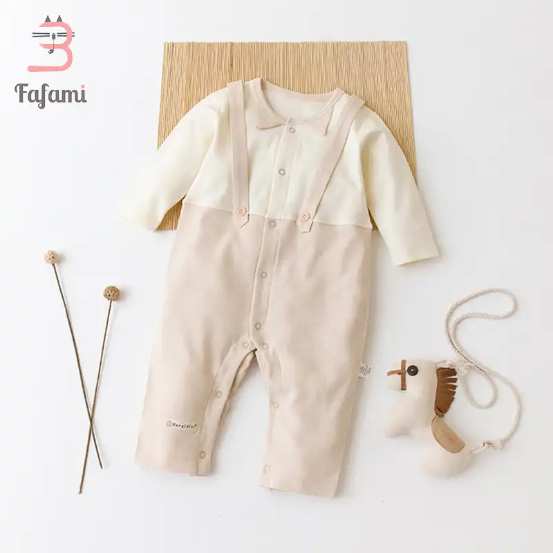 baby boy baby girl Organic baby romper baby clothes dungarees