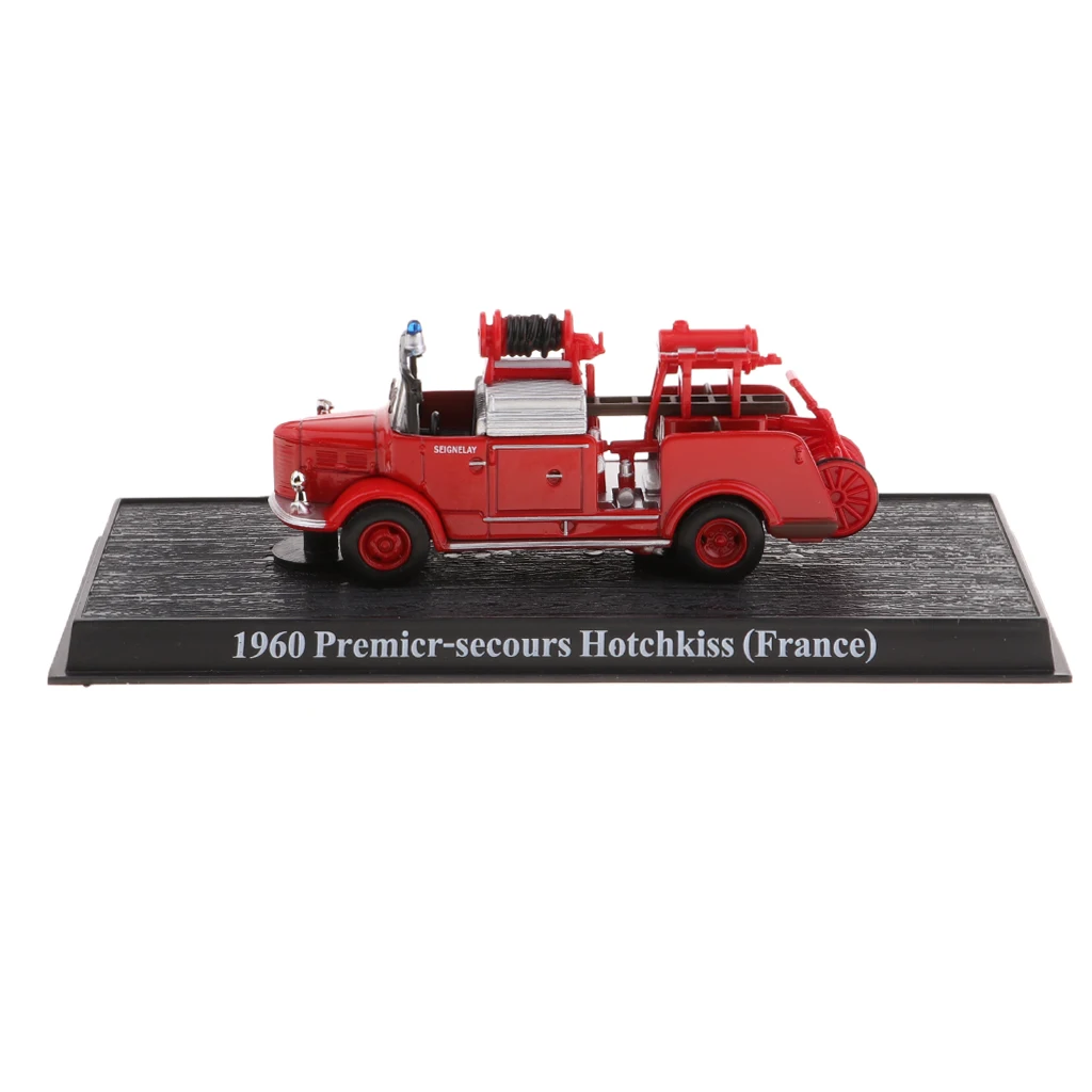 1/64 Scale Fire Vehicle 1960 Premier-Secours Hotchkiss Diecast Model Truck Toy