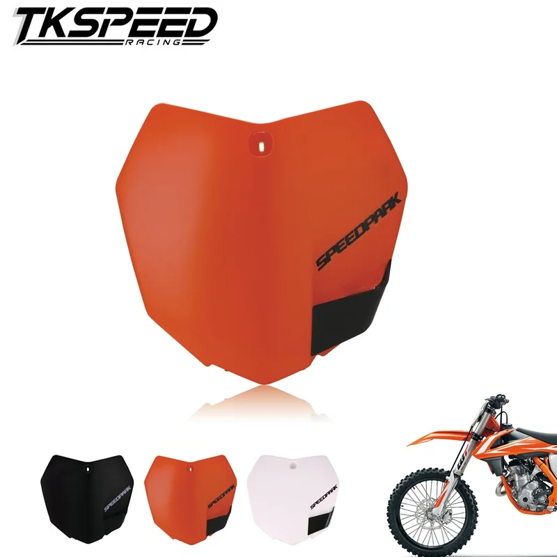 Free Shipping Motorcycle Plastic Front Name Number Plate For KTM 2013 15 SX SXF XCF 125 250 350 450 Dirt Bike Motocross Enduro|plastic license