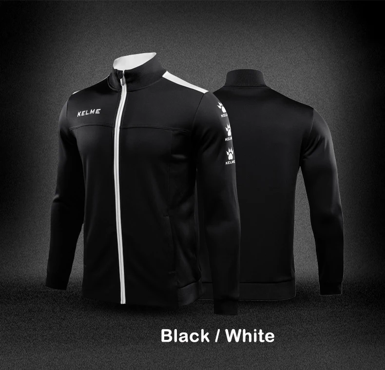 KELME куртка для бега Мужская дышащая быстросохнущая Спортивная тренировочная футбольная Джерси ветрозащитная верхняя одежда 3871307
