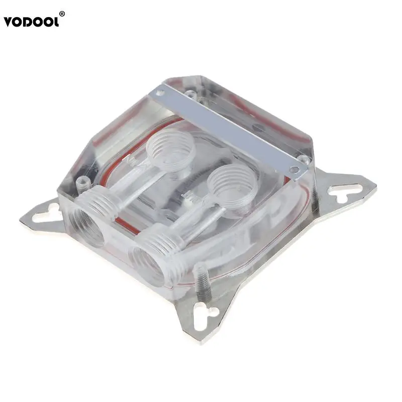 

RGB Graphics Card Copper Acrylic PC Water Cooling Block VGA Liquid Cooler Block Support Computer Radiator For 53-62mm Hole Pitch