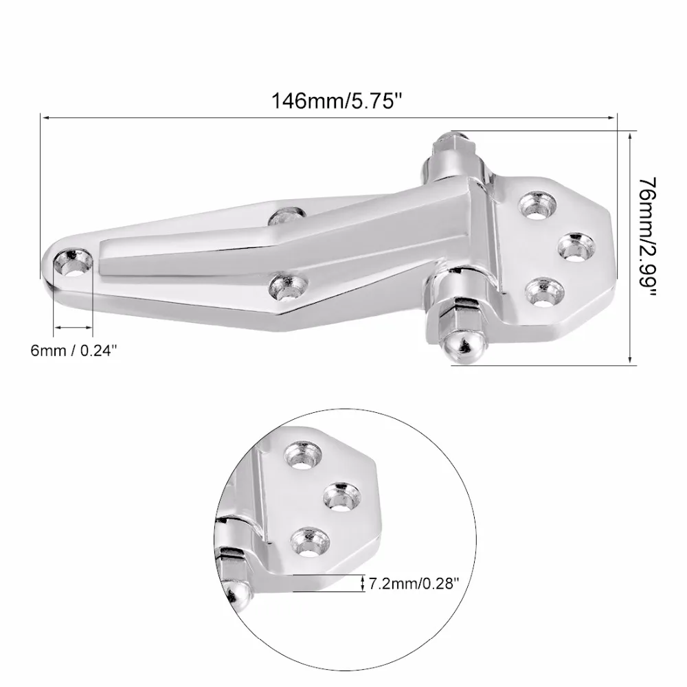 

UXCELL High Quality 1Pcs Polishing Plating 145/146/205/133mm Long Reversible Cam-Lift Hinge for Freezer/Cooler/Refrigerator