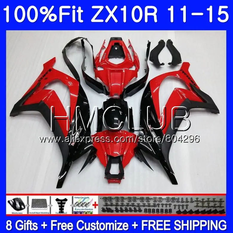 

Factory red Injection For KAWASAKI NINJA ZX 10 R ZX10R 11 12 13 14 15 41HM23 ZX 10R 1000 ZX10R 2011 2012 2013 2014 2015 Fairing