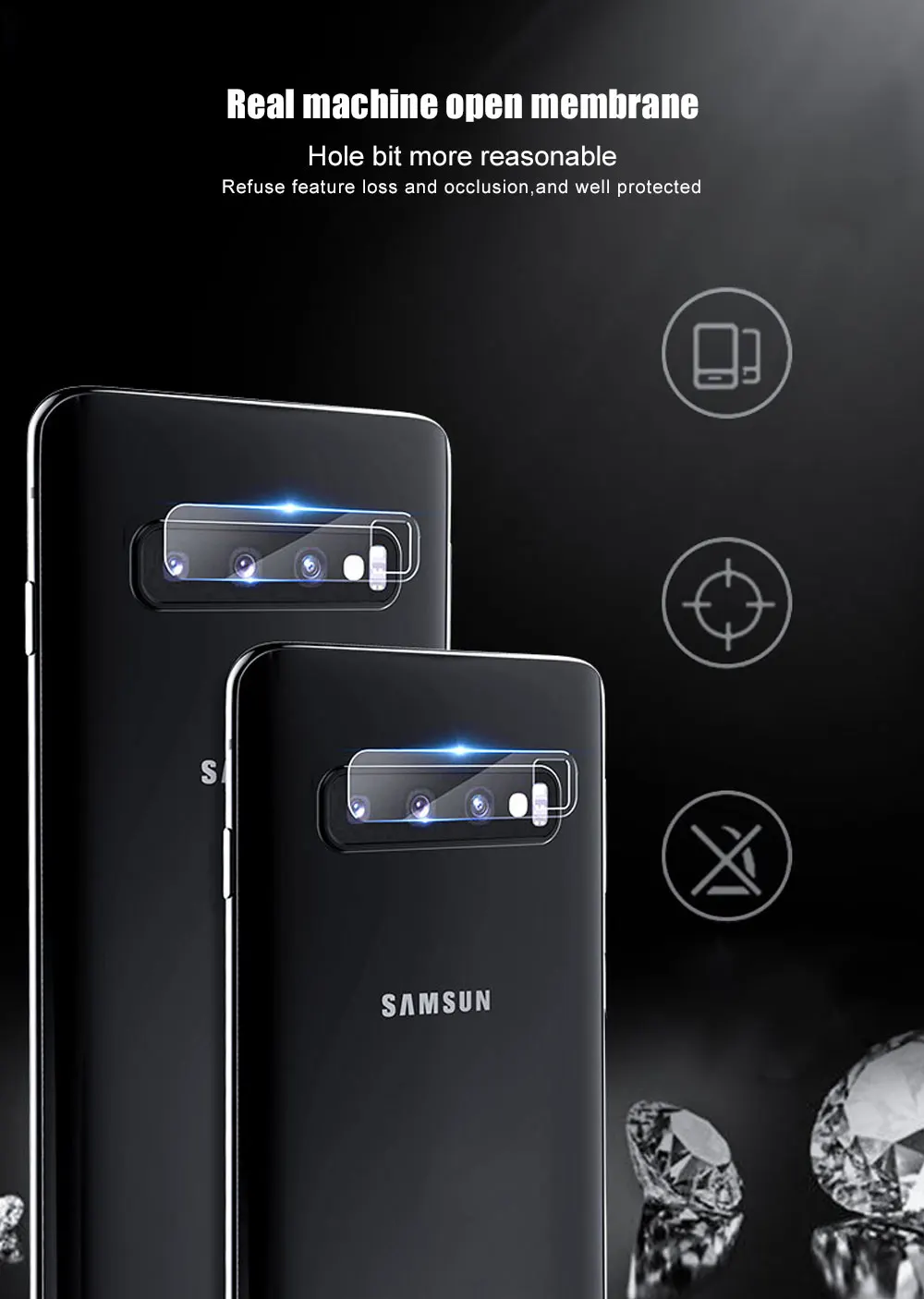 Samsung Galaxy S10 S10 Plus S10 Lite Camera Len Glass  (4)
