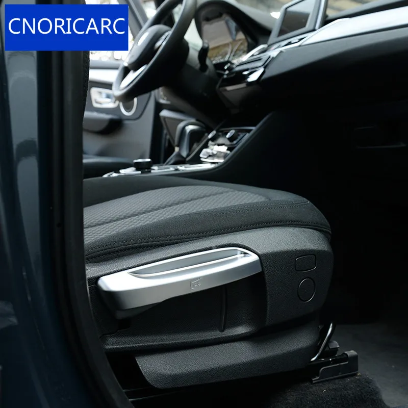 CNORICARC 2 шт. Хромированные вставки для регулировки спинки сиденья ABS BMW серии Active