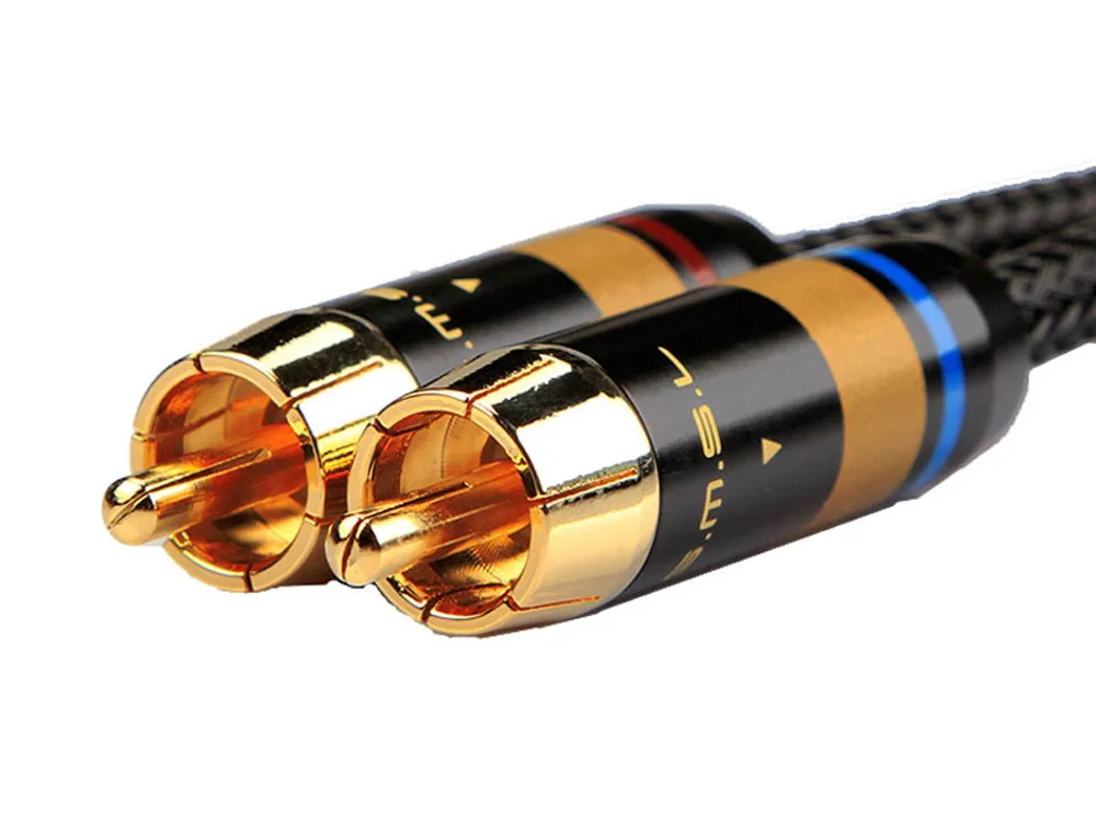 SMSL W6 For M8 VA2 (ONE PAIR) RCA RCA OYAIDE OCC Audio Cable RCA