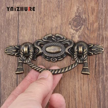 115 47mm 1PCS Retro Alloy Kitchen Drawer Cabinet Door Handle Furniture Knobs Hardware Cupboard Antique Pull