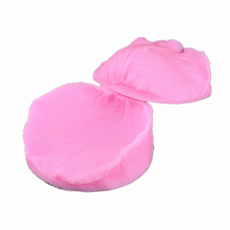 

Handmade Rose petal Silicone Fondant mold printing mould fimo Polymer clay tool mould soap Cake DIY decorating tools