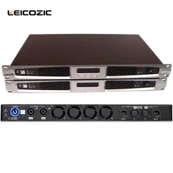 Leicozic DT2750 цифровой усилитель 1200 Вт x2 усилитель мощности dsp Профессиональное аудио amplificadores 1u усилитель класса d аудио