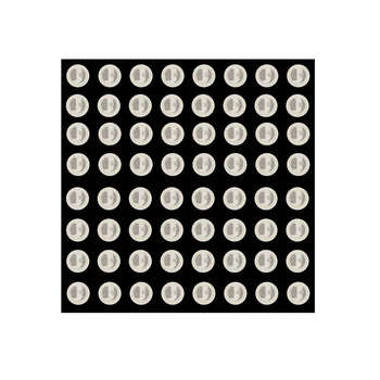 

Red Color 8*8 LED Dot Matrix Module Display for 3 x 3 mm Common Anode Digital Tube 2 x 8 Pin DIY Electronic Kit