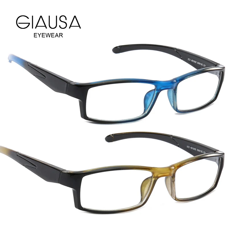 

Reading Glasses Mens Women Oversized Rectangular Frame Eyeglass Readers Hyperopia Presbyopic Glass Diopter 1 1.5 2 2.5 3 3.5