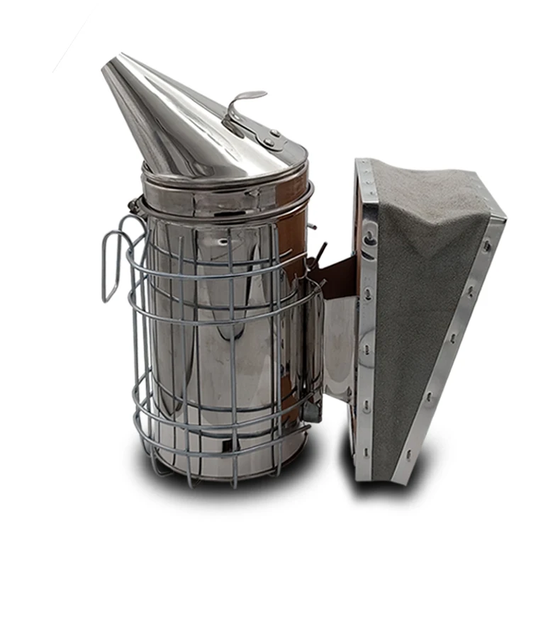 Толстый инструмент пчеловода окуриватель пчел для курильщика из нержавеющей стали, пчел, копченый пчелиный привод, специальная отправка 54 дымовая Шашка, оборудование для пчеловодства