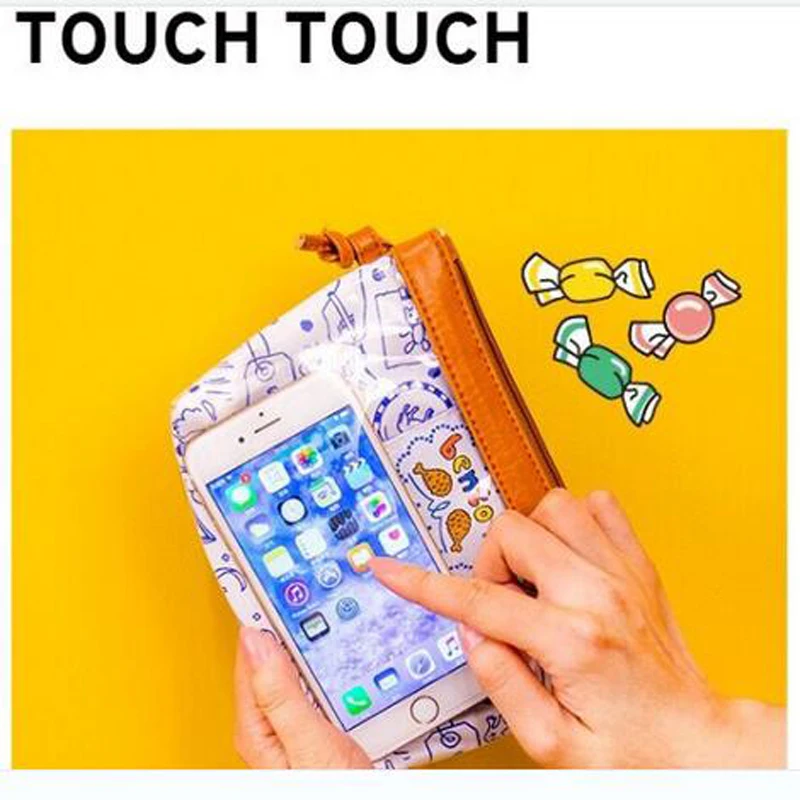 Водонепроницаемая Мобильная сумка мессенджер для девушек|printed handbags|messenger bagcute