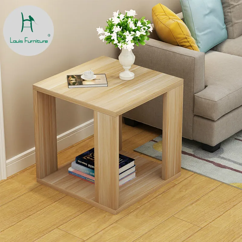 

Louis Fashion Coffee Tables Simple Modern Wooden Bedroom Mini Easy Bedside