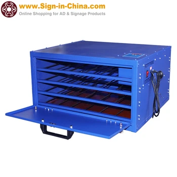 

800W 4 Layers Screen Printing Drying Cabinet Max Exposure size 25 x 23in Screen Press Warming Machine
