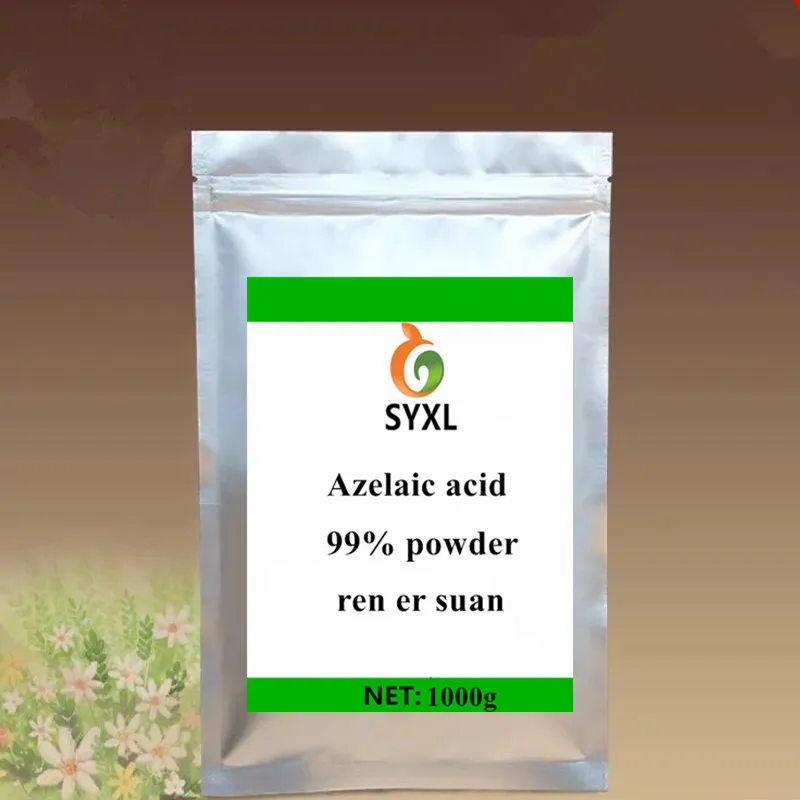 ISO азелаиновая кислота 99% порошок ren er suan противовоспалительное лечение и устранение веснушек пигментация - Цвет: 1000g
