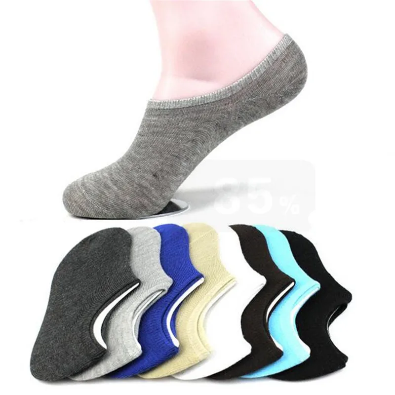 

10 Pair Summer Cotton Women's Short Socks Breathable Non-slip Pure Color Socks Slippers Absorb Sweat Invisible Socks