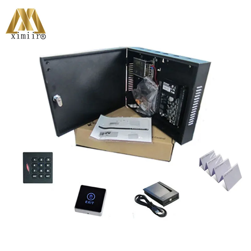 

RFID card 125KHZ access control panel C3-100 card reader exit button card resigter keypad KR102