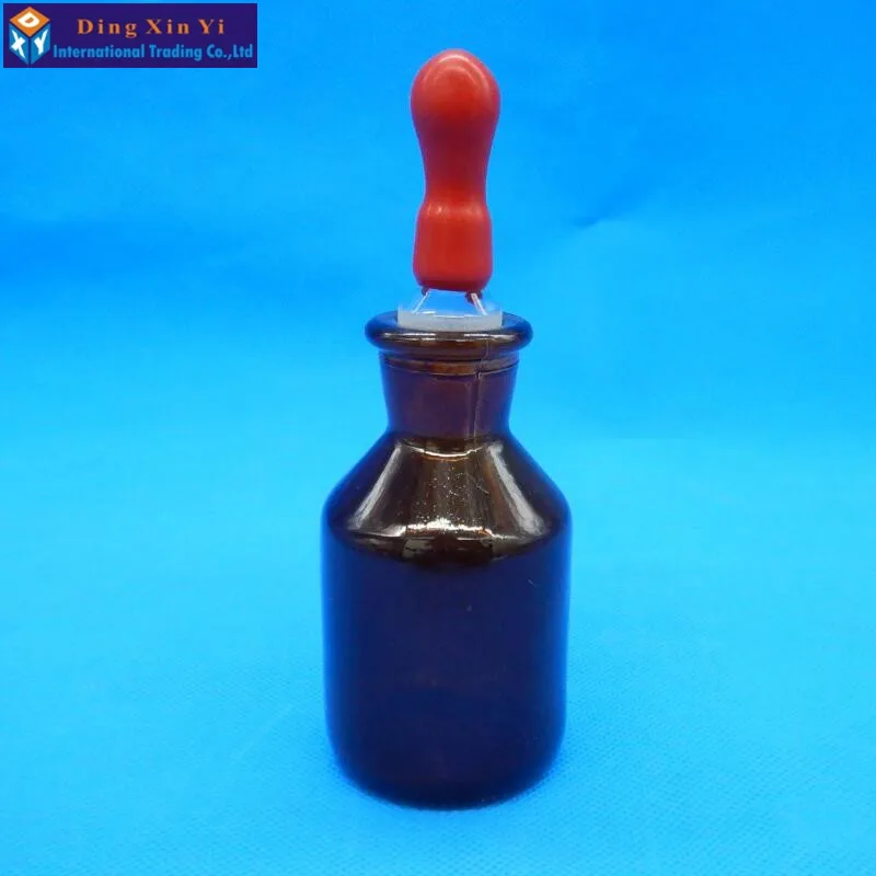 60ml Brown Glass Dropping Bottle Laboratory dropper bottlein