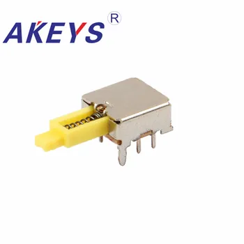 

10PCS PS-22E02 Factory direct 2P2T Side sliding switch Push Button Power Switch
