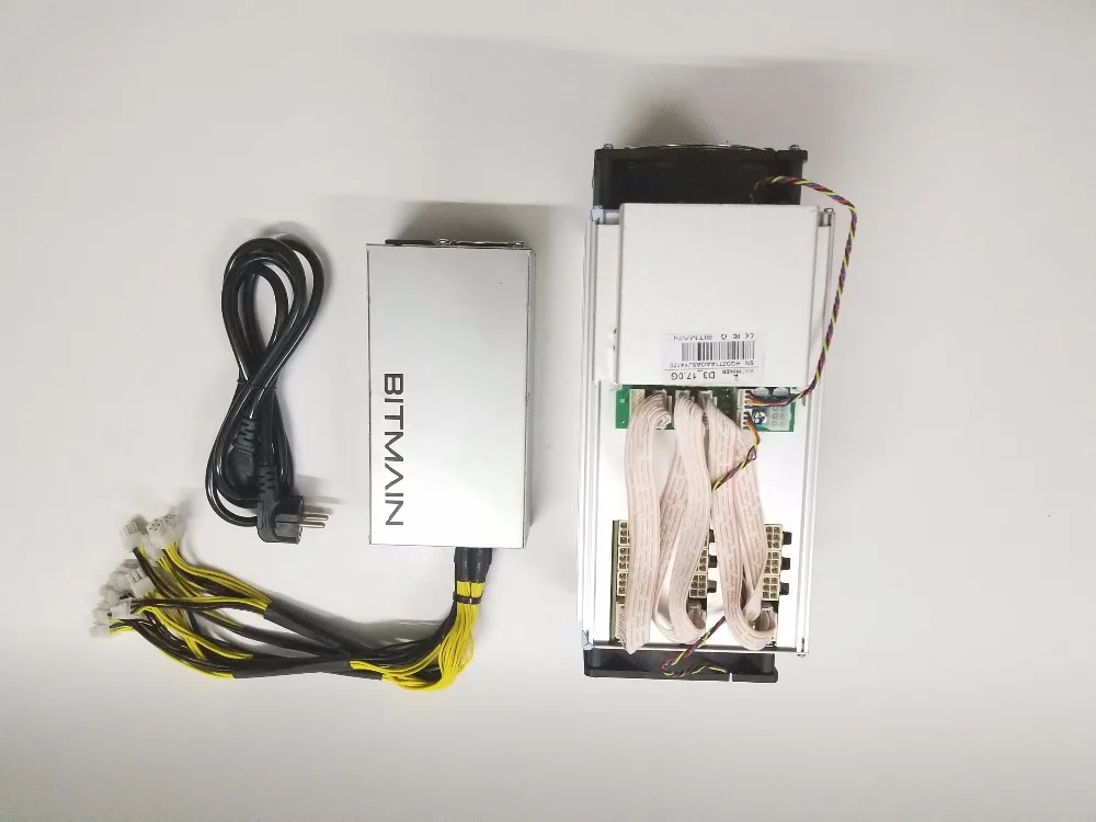 DASH Miner BITMAIN Antminer D3 17GH/s с bitосновной APW7 1800W Asic X11 Miner может майнить DASH и BTC монеты