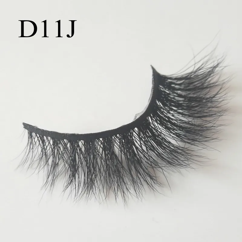 

IN USA 500pairs Mink Lashes 25mm 100% Hand Made 3D Mink Lashes Transparent Band Eyelashes Cilios Natural Long Fake Eyelashes