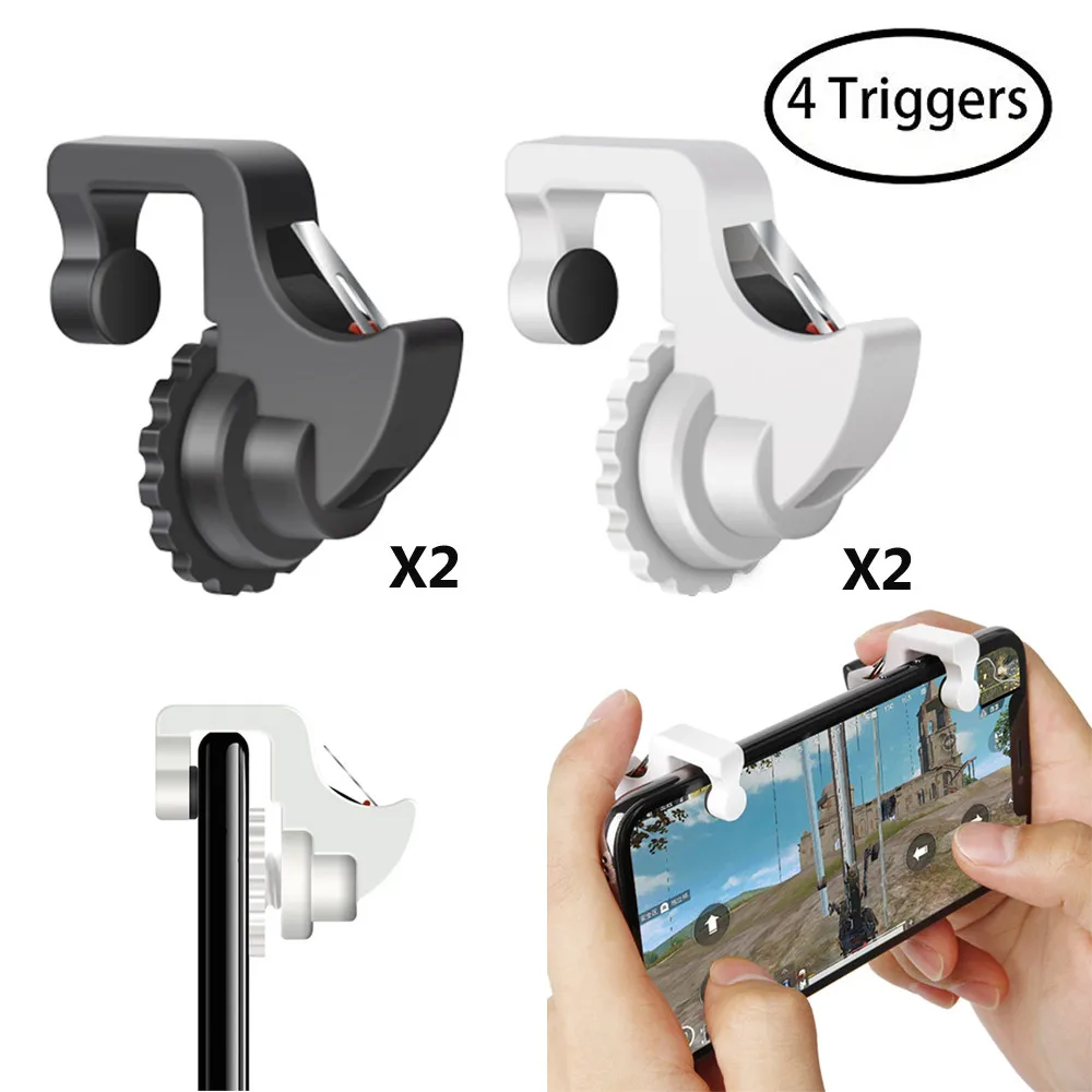 

Phone Mobile Gaming Trigger Fire Button Handle for L1R1 Shooter Controller Mobile Shooters For PUBG Mobile For Survivor Royale