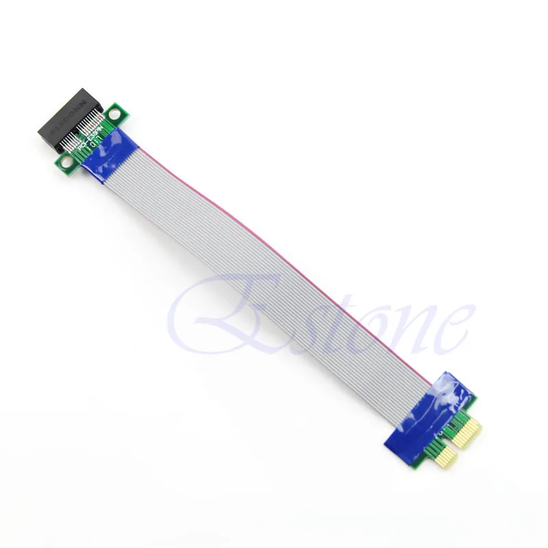 

ANENG PCI-e PCIe Riser Card Extender Ribbon Cable Expansion for 1 slot