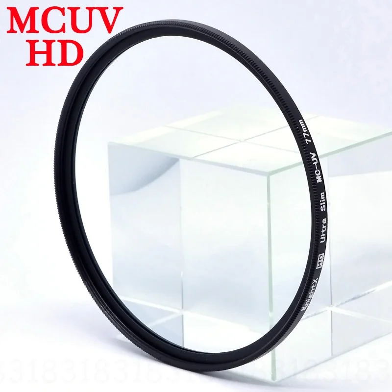 KnightX HD UV MCUV 49 52 55 58 62 67 72 77 MM Camera Lens Filter For canon eos sony nikon 500d 1200d light d80 set 52MM 58MM 5