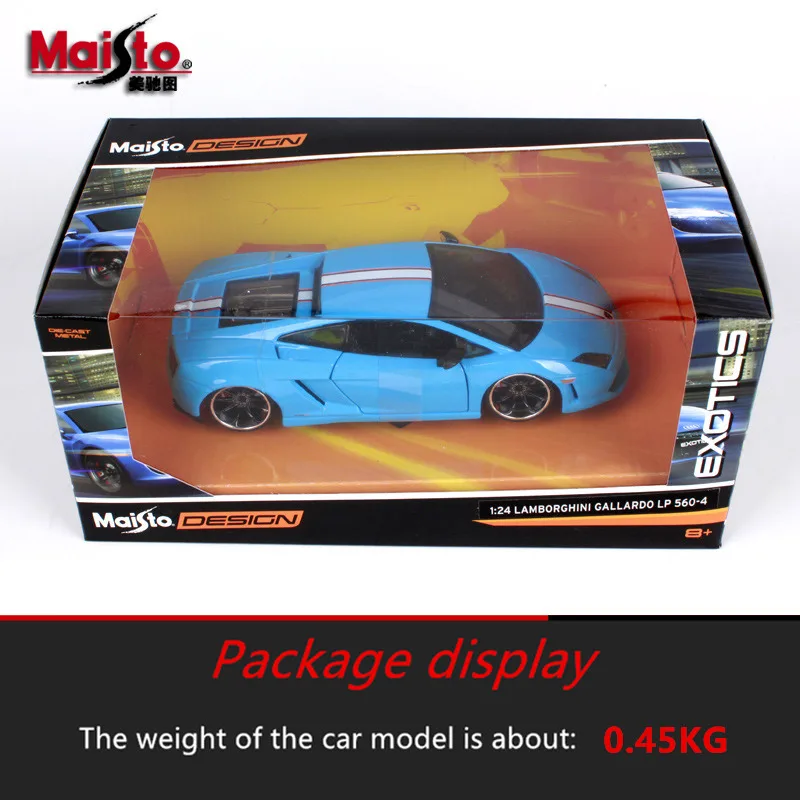 Maisto 1:24 Lamborghini Модель высокая имитация литья металла детская игрушка бойфренд подарок моделирование сплава Модель автомобиля