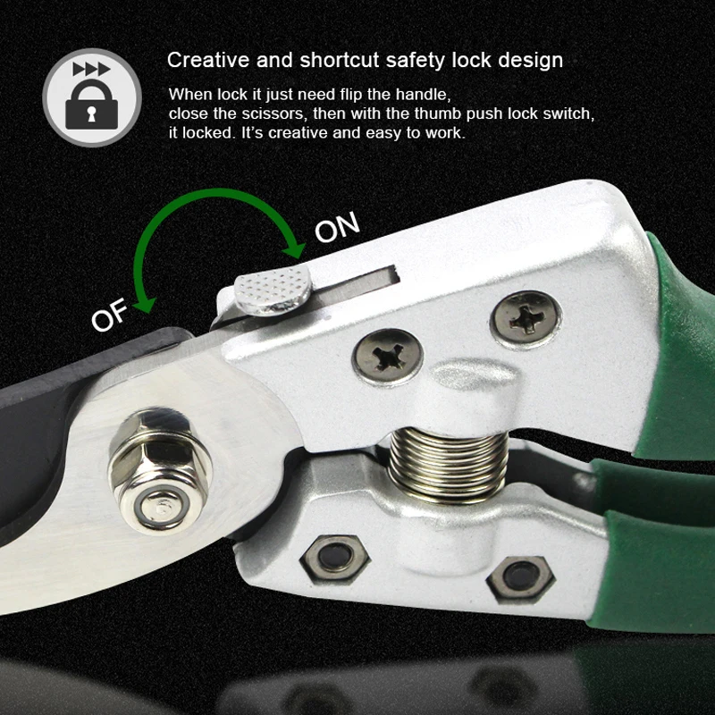 LAOA SK5 Horticulture Fruit Tree Shears Garden Tools Bonsai Pruners Garden Shears Gardening Secateurs Grafting Tool Scissors