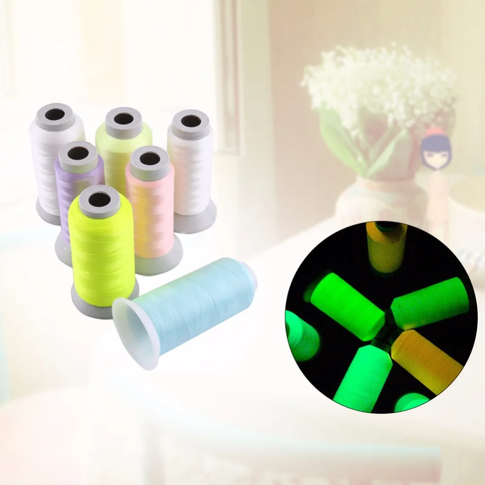 

Luminous Embroidery Sewing Thread 1000/3000 Sewing Embroidery Spools Yarn Spool Glow In The Dark Machine Hand Yarn Embroidery