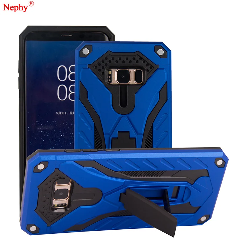 

Nephy Armor Shockproof Case For Samsung Galaxy S7 Edge S8 S9 Plus A3 A5 A7 2017 A6 A8 2018 Note 5 8 9 Cell Phone Back Cover Etui