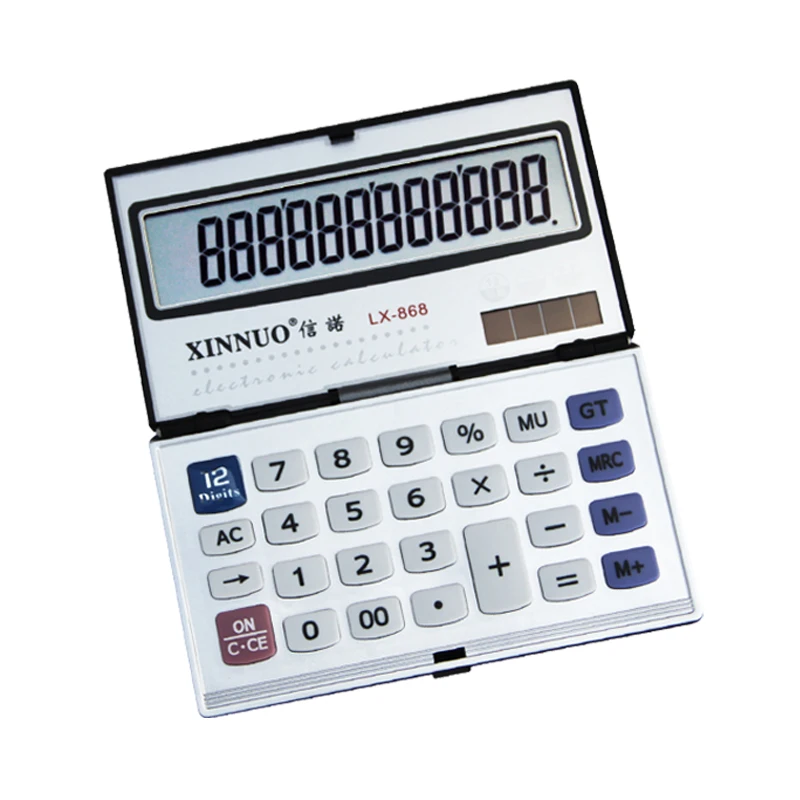 Lx868 12 Digit Calculator Cartridge Foldable Portable Computer Lx868 12 Digit Calculator Cartridge Foldable Portable Computer Pocket Money Licable