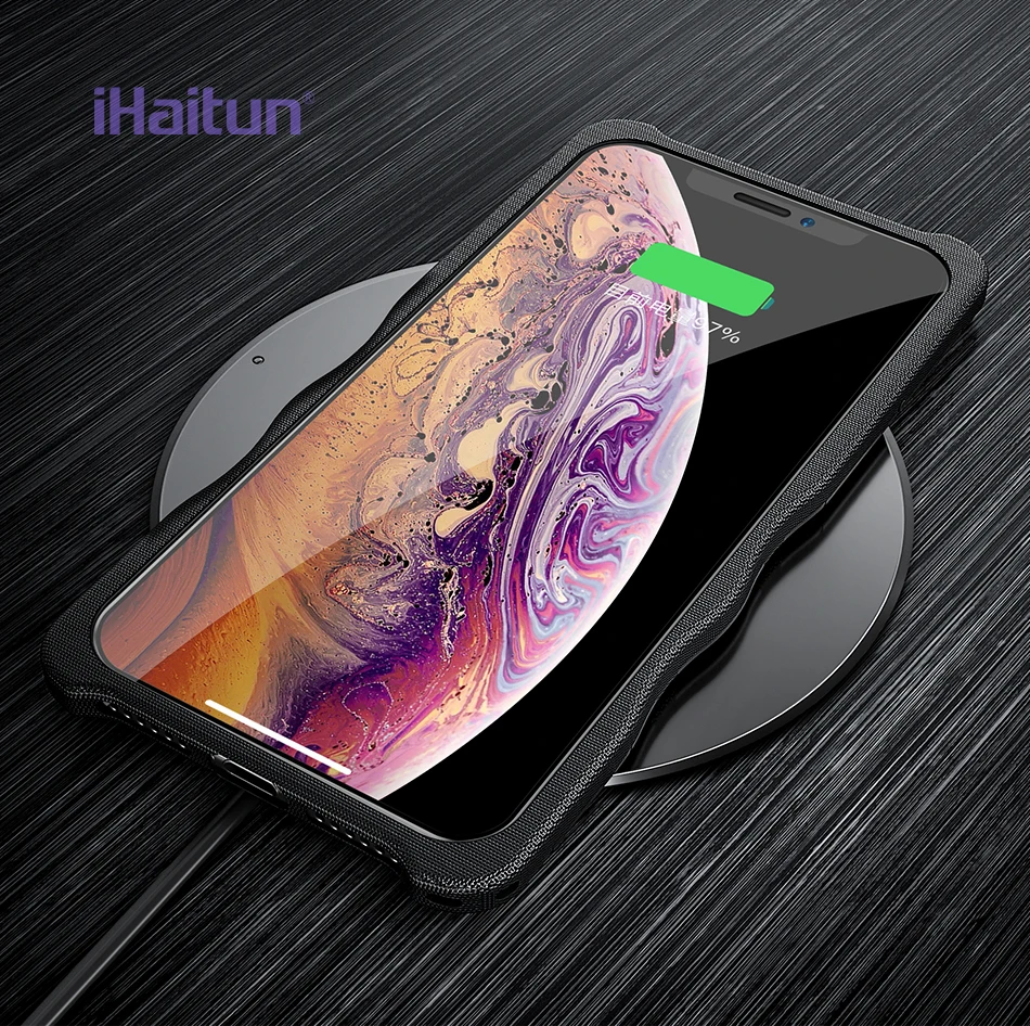 IHaitun роскошный противоударный защитный чехол для iPhone XS MAX XR X чехол s Военная Защита задняя крышка для iPhone 7 8 Plus чехол для телефона s